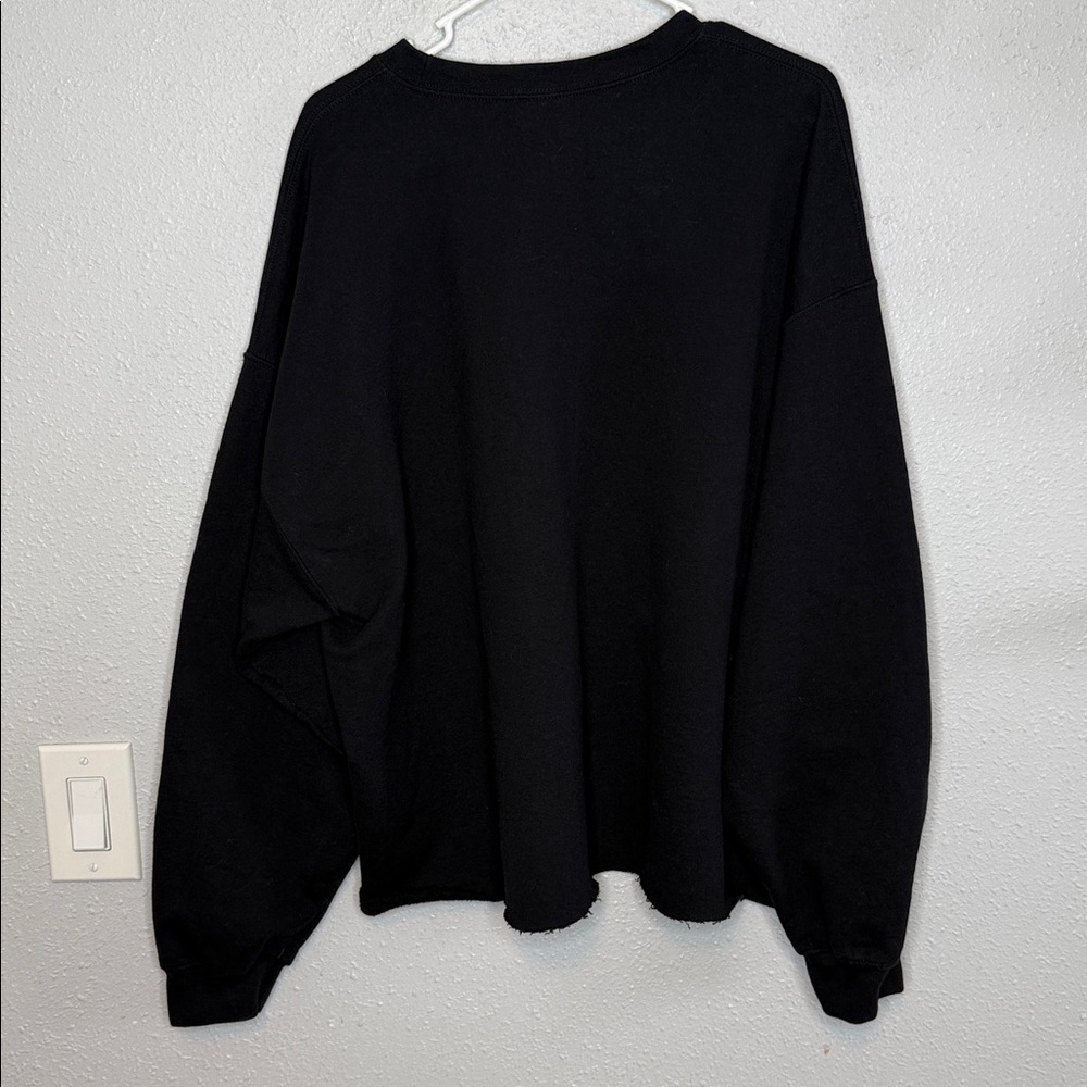 Mac MIller Pink & Black Crewneck Graphic Print Sweatshirt Size 2X - Picture 6 of 6